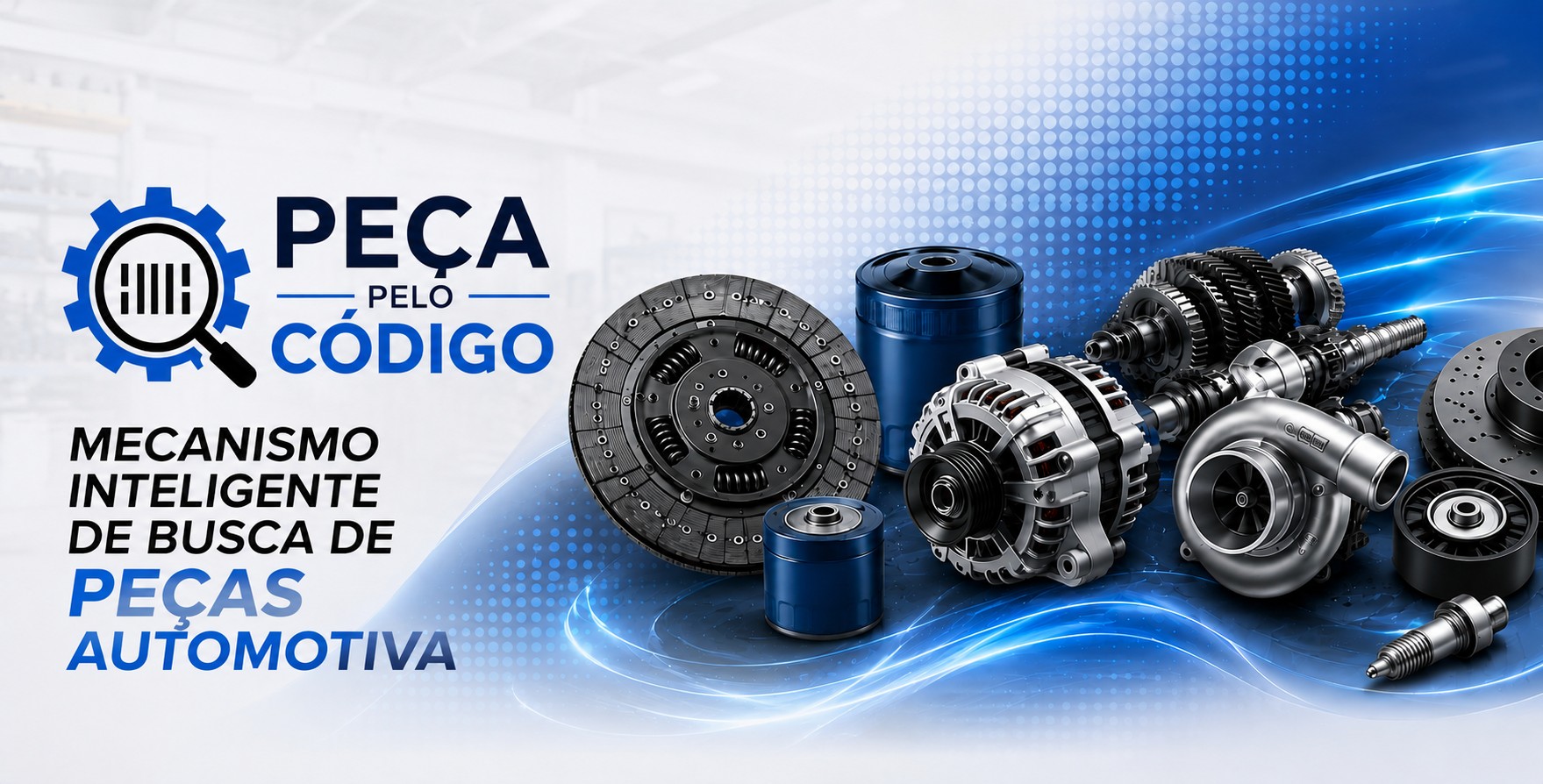 Peça Pelo Código — mecanismo inteligente de busca de peças automotivas